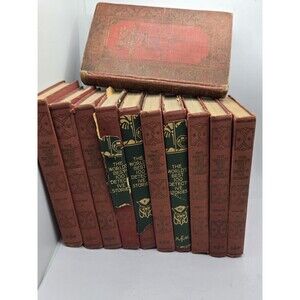 The World's Best 100 Detective Stories 10 Volume Set HC 1929 Funk & Wagnells